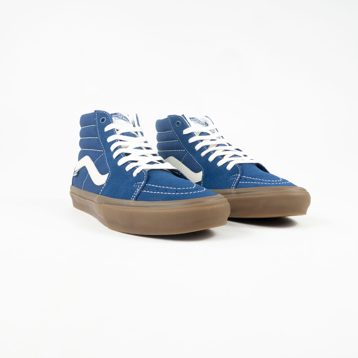 Vans Skate Sk8-Hi Pro Shoes - Suede Gum / Dark Denim