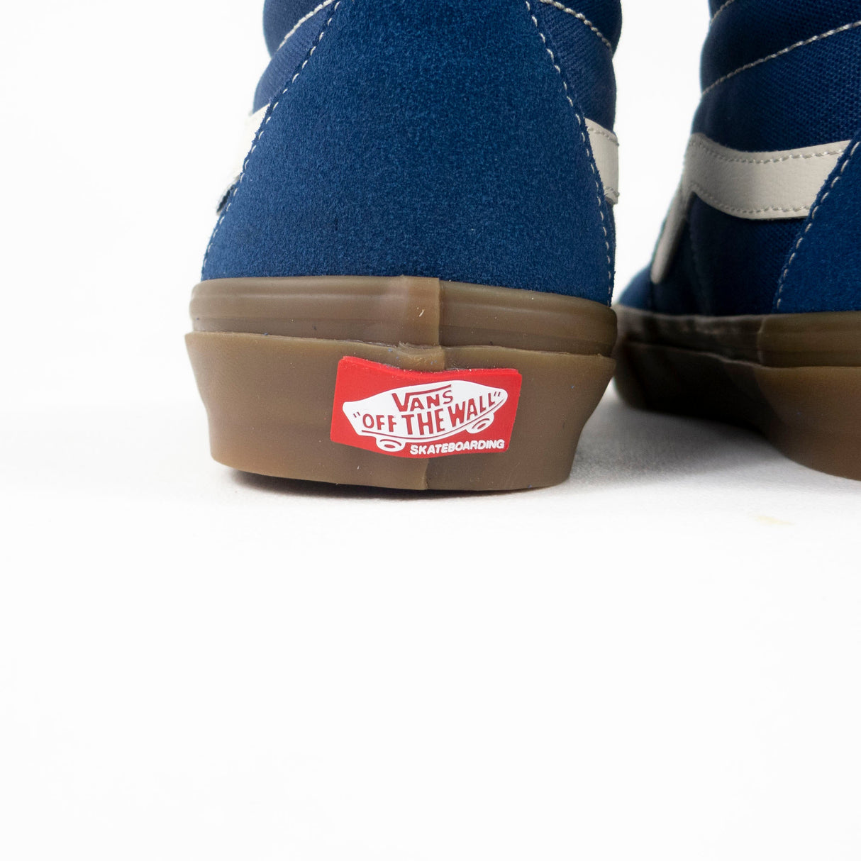 Vans Skate Sk8-Hi Pro Shoes - Suede Gum / Dark Denim