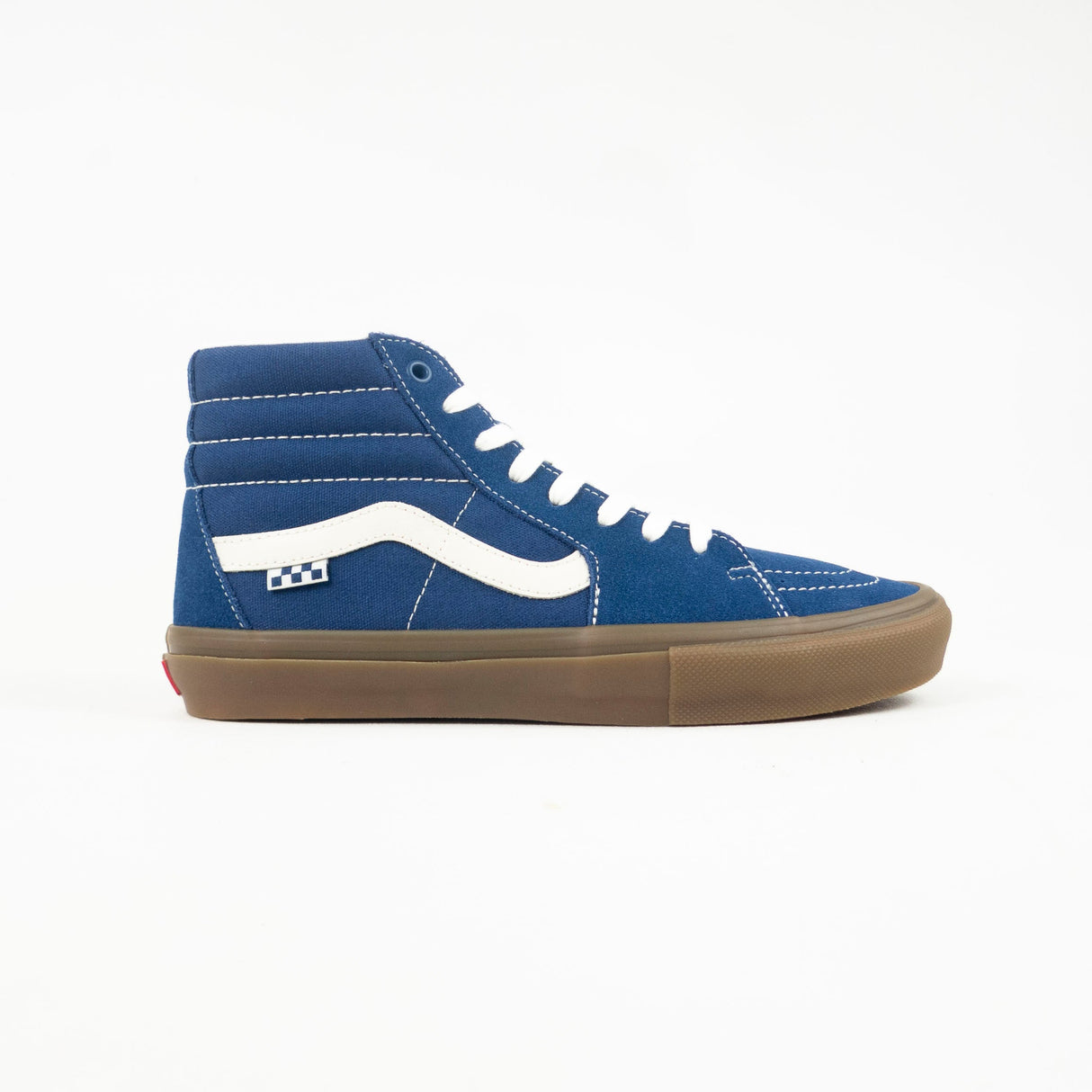 Vans Skate Sk8-Hi Pro Shoes - Suede Gum / Dark Denim