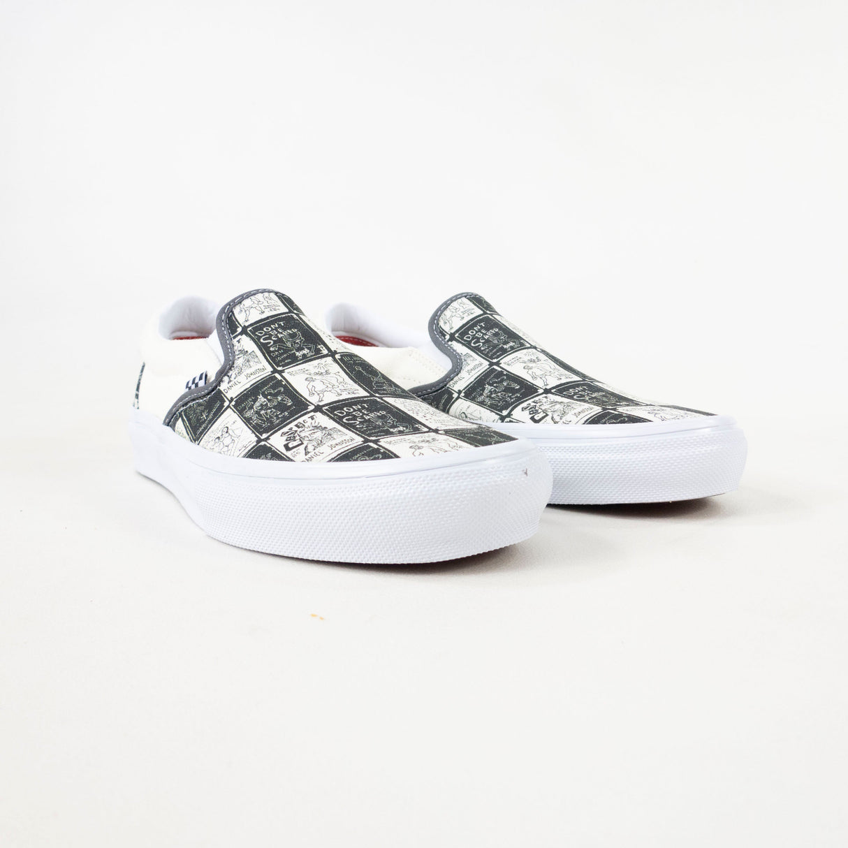 Vans Skate Slip-On x Daniel Johnston Shoes - (Daniel Johnston) Raven