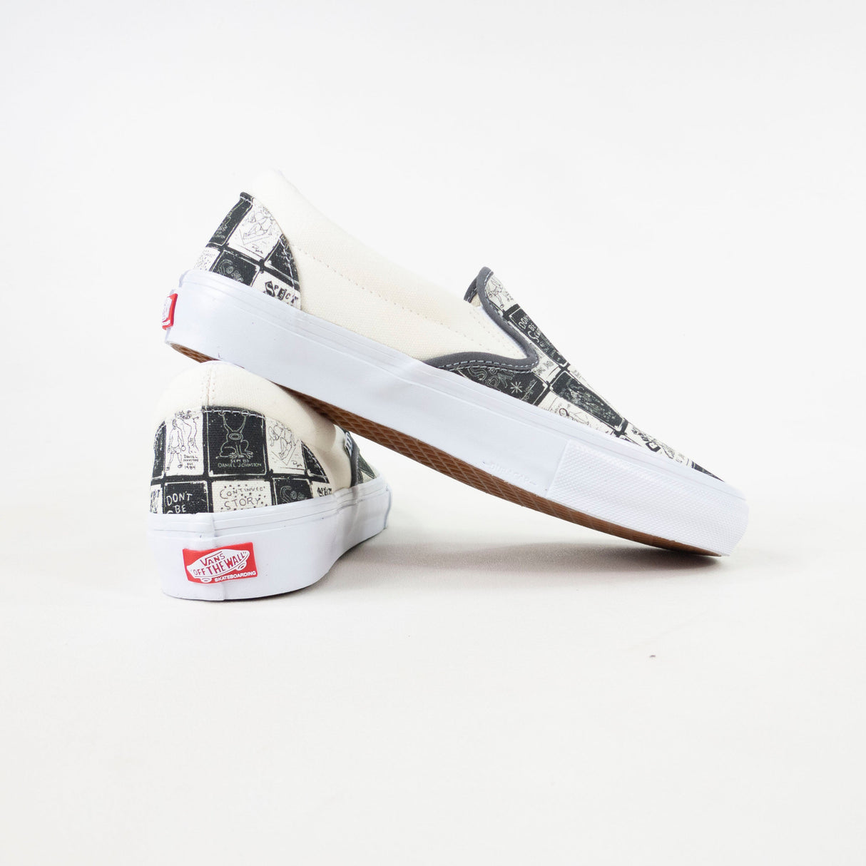 Vans Skate Slip-On x Daniel Johnston Shoes - (Daniel Johnston) Raven