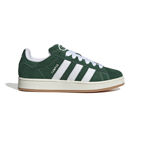 Adidas Campus 00's Shoes - Dark Green / Cloud White / Off White (H03472)