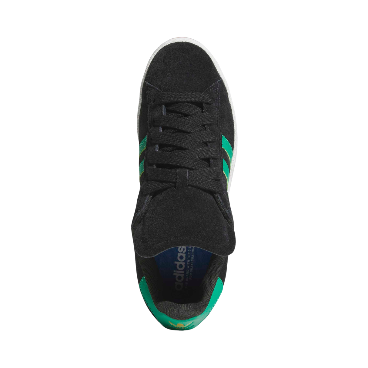 Adidas Campus 90s ADV Shoes - Core Black / Court Green / Cloud White (KI5725)