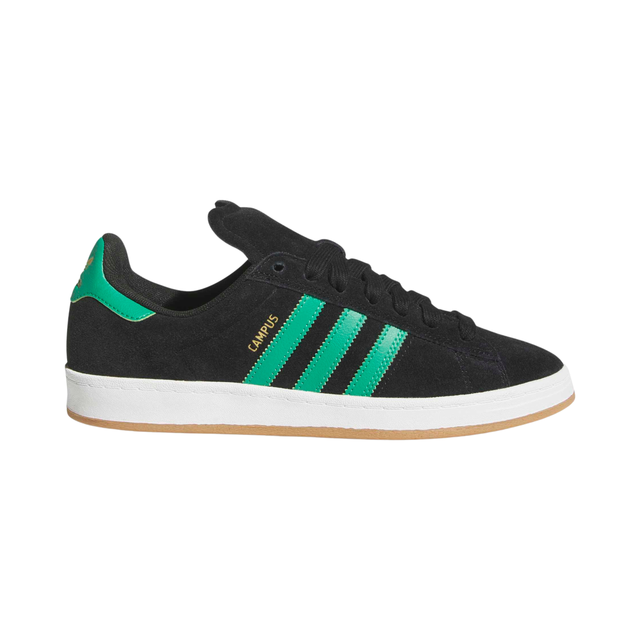 Adidas Campus 90s ADV Shoes - Core Black / Court Green / Cloud White (KI5725)