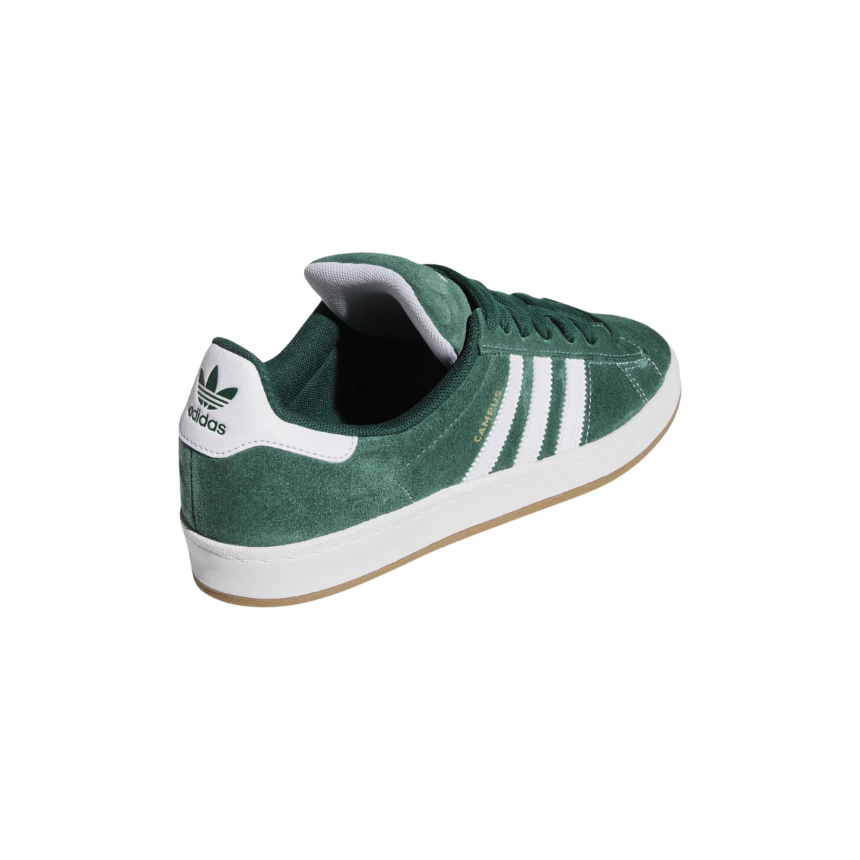 Adidas Campus ADV Shoes - Core Green / Footwear White / Gold Metallic (JP6018)