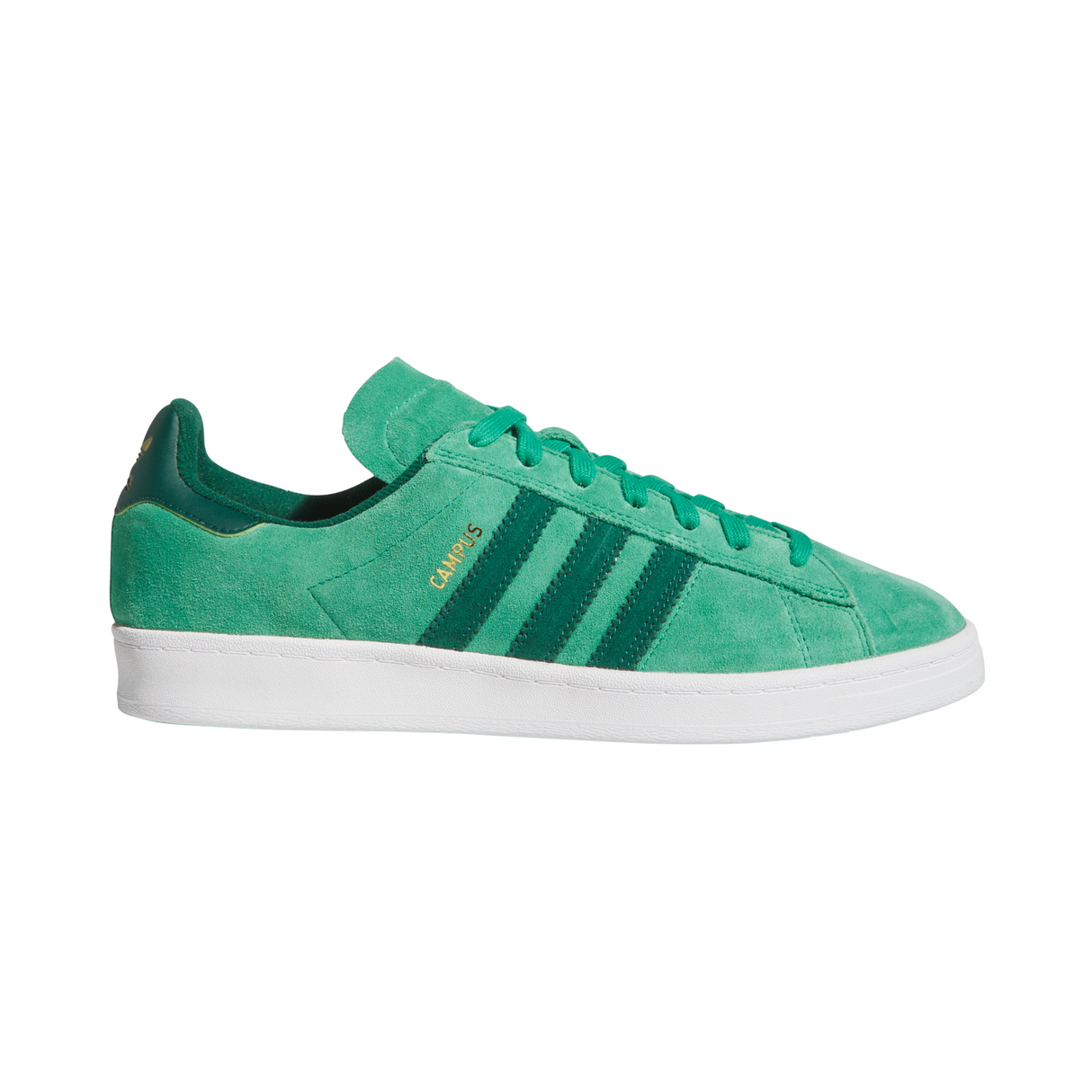 Adidas Campus ADV Shoes - Court Green / Collegiate Green / Cloud White