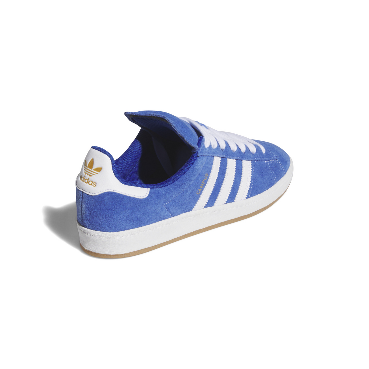 Adidas Campus ADV Shoes - Royal Blue / Cloud White / Gold Metallic (JP8204)