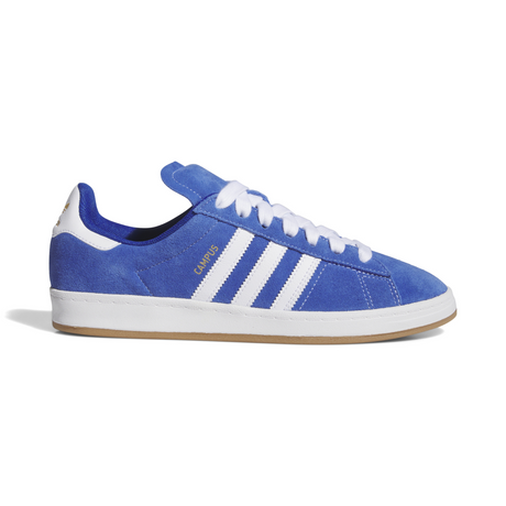 Adidas Campus ADV Shoes - Royal Blue / Cloud White / Gold Metallic (JP8204)