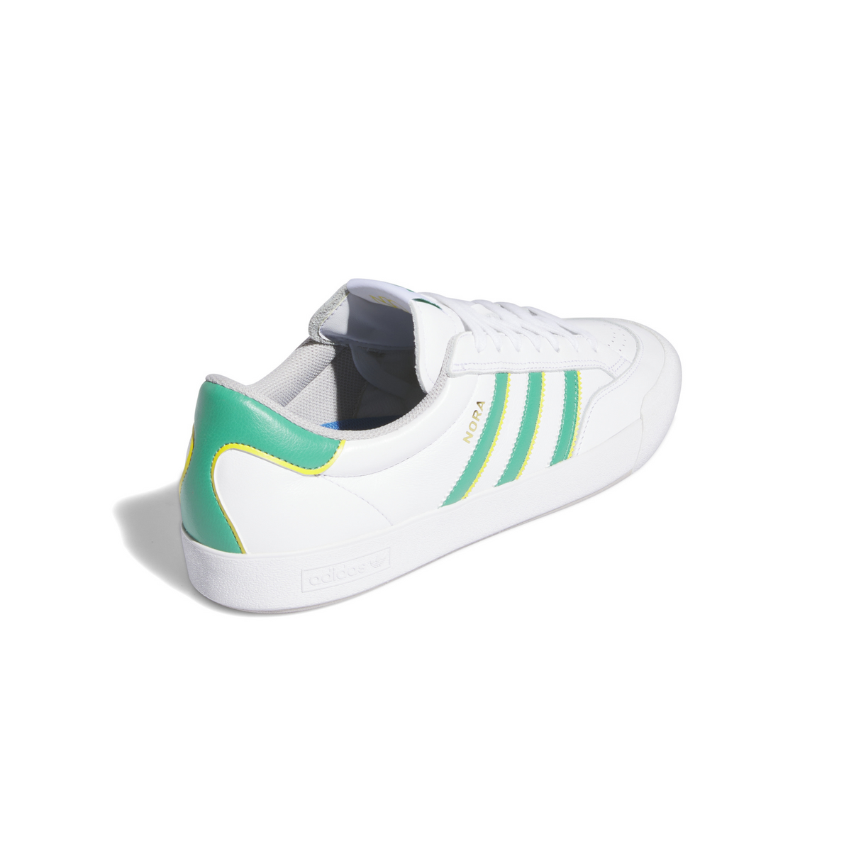 Adidas Nora Shoes - Footwear White / Core Green / Yellow (IF2069)