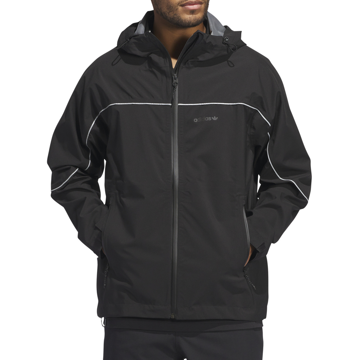 Adidas Premiere Rain Shell Coat Jacket – Black