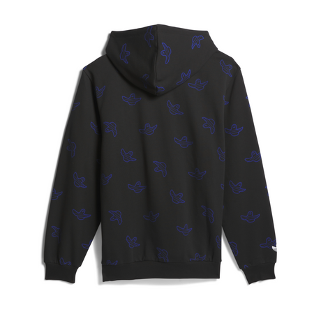 Adidas Shmoofoil Allover Print Hoodie - Black / Royal Blue