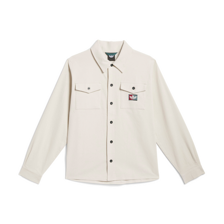 Adidas Shmoofoil Corduroy Button Up Shirt - Alumina / Shadow Red