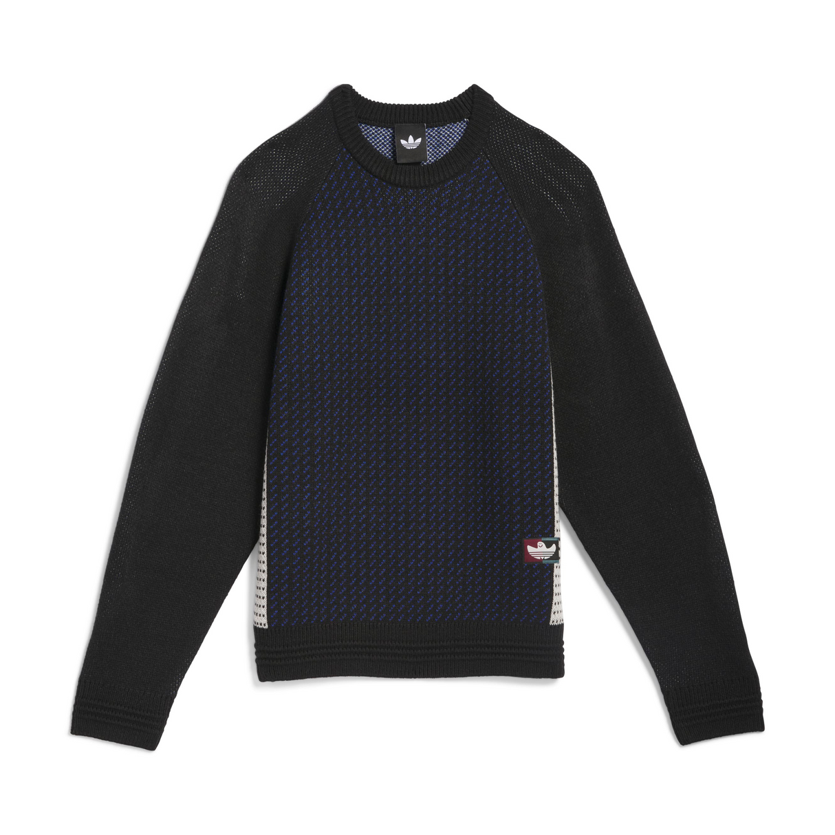 Adidas Shmoofoil Fully Fashioned Crewneck Sweatshirt - Black / Multicoloured