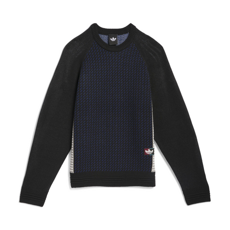 Adidas Shmoofoil Fully Fashioned Crewneck Sweatshirt - Black / Multicoloured