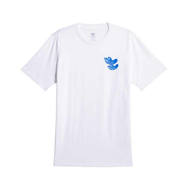 Adidas Shmoofoil Monument Graphic T-Shirt - White / Royal Blue