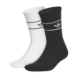 Adidas Skateboarding 2 Pack Logo Band Socks - White / Black