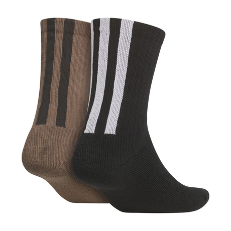 Adidas Skateboarding 2 Pack Stripe Socks - Earth Strata / Black