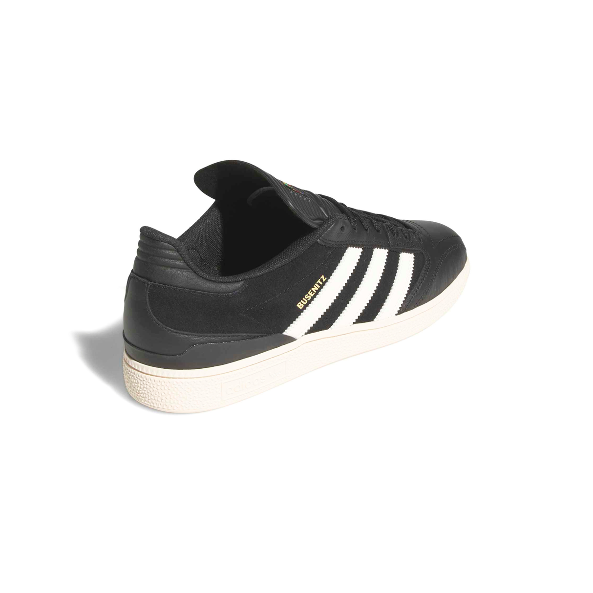 Adidas Skateboarding Busenitz Shoes - Core Black / Chalk White / Gold Metallic (HQ4708)