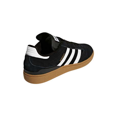 Adidas Skateboarding Busenitz Shoes - Core Black / Footwear White / Gold Metallic