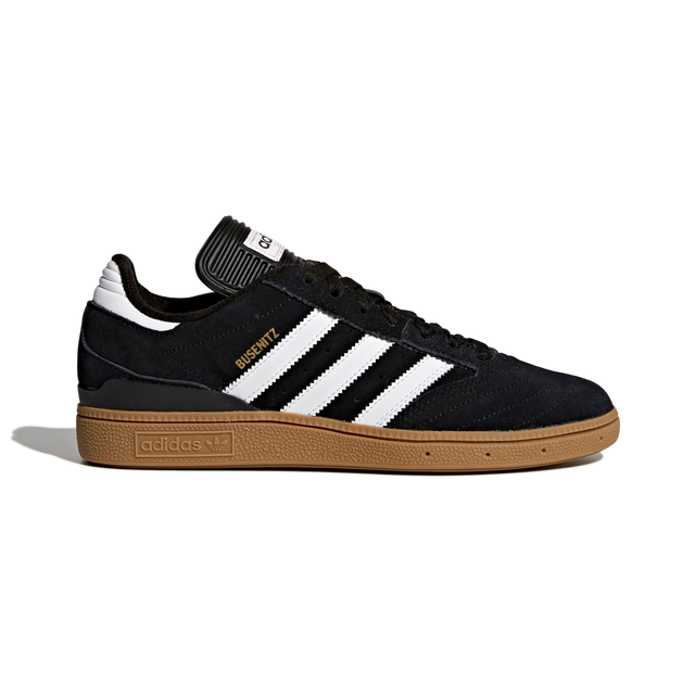 Adidas Skateboarding Busenitz Shoes - Core Black / Footwear White / Gold Metallic (G48060)