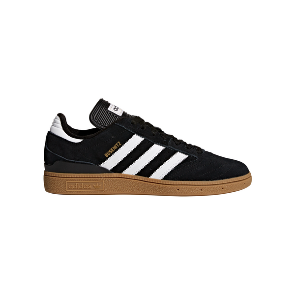 Adidas Skateboarding Busenitz Shoes - Core Black / Footwear White / Gold Metallic