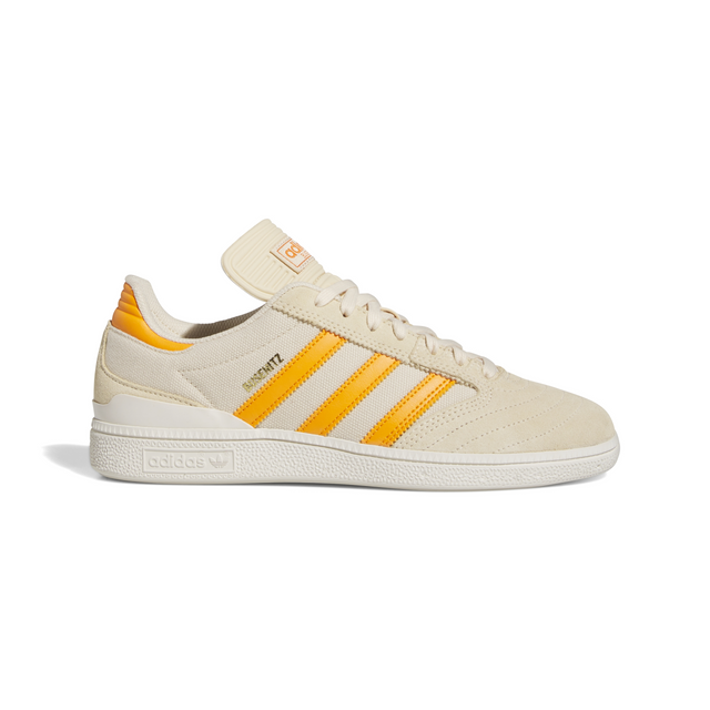 Adidas Skateboarding Busenitz Shoes - Crystal Sand / Bright Orange / Gold Metallic