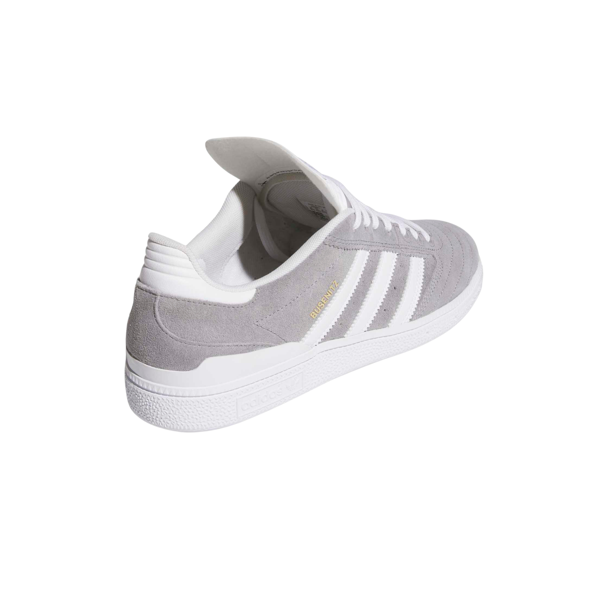 Adidas Skateboarding Busenitz Shoes - Grey Three / Cloud White / Gold Metallic (HQ7533)