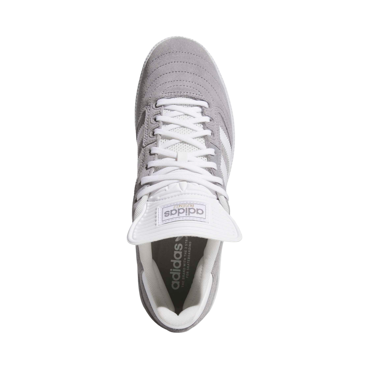Adidas Skateboarding Busenitz Shoes - Grey Three / Cloud White / Gold Metallic (HQ7533)