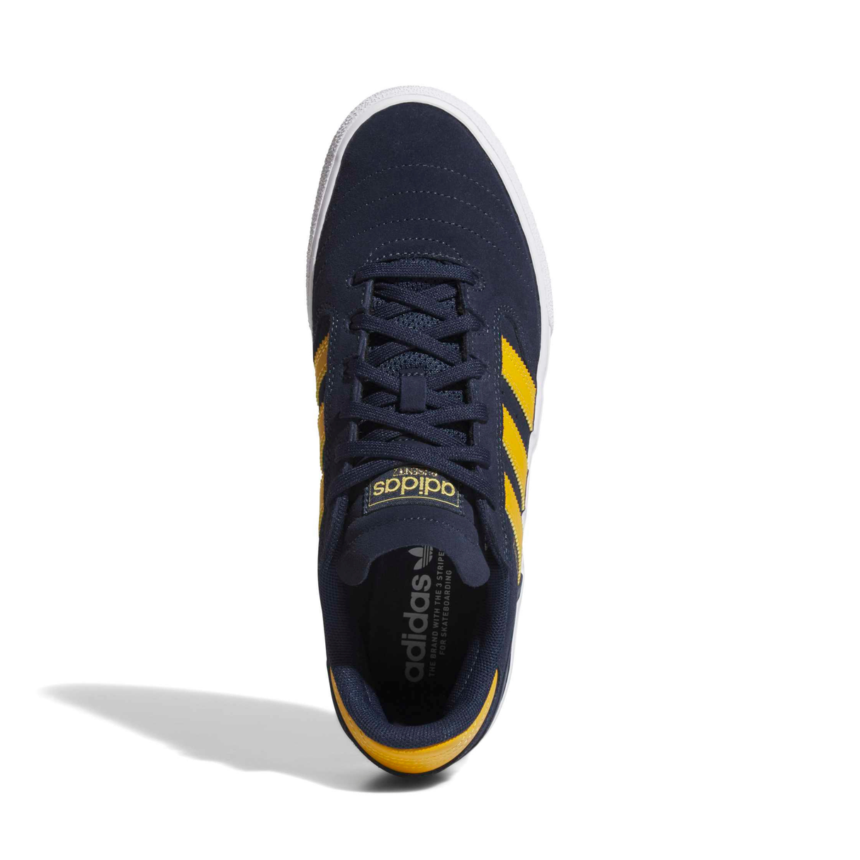 Adidas Skateboarding Busenitz Vulc II Shoes - Collegiate Navy / Preloved Yellow / Footwear White (HQ7527)