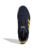 Adidas Skateboarding Busenitz Vulc II Shoes - Collegiate Navy / Preloved Yellow / Footwear White (HQ7527)