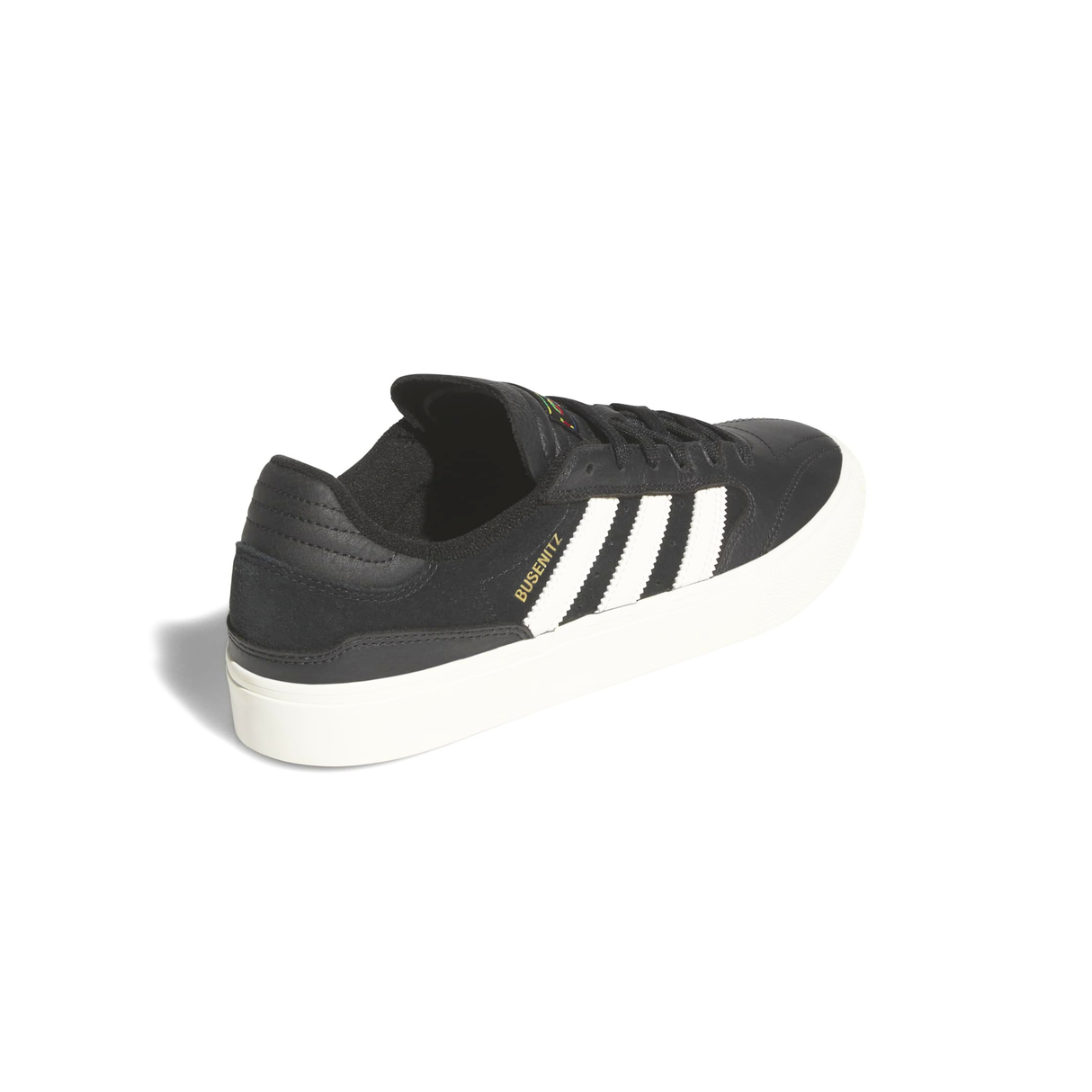 Adidas Skateboarding Busenitz Vulc II Shoes - Core Black / Chalk White / Gold Metallic (HQ4711)