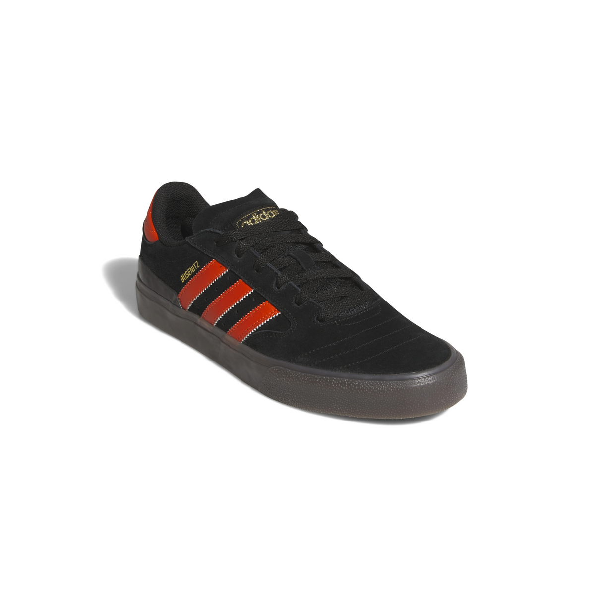 Adidas Skateboarding Busenitz Vulc II Shoes - Core Black / Collegiate Orange / Gum