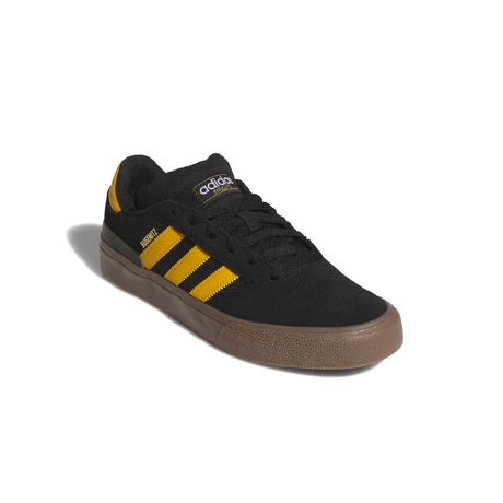 Adidas Skateboarding Busenitz Vulc II Shoes - Core Black / Preloved Yellow / Gum4 (KJ0249)