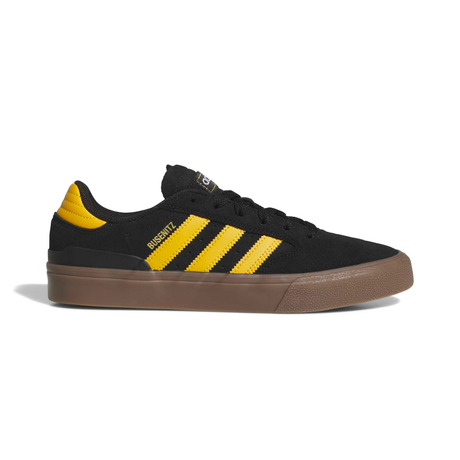 Adidas Skateboarding Busenitz Vulc II Shoes - Core Black / Preloved Yellow / Gum4 (KJ0249)