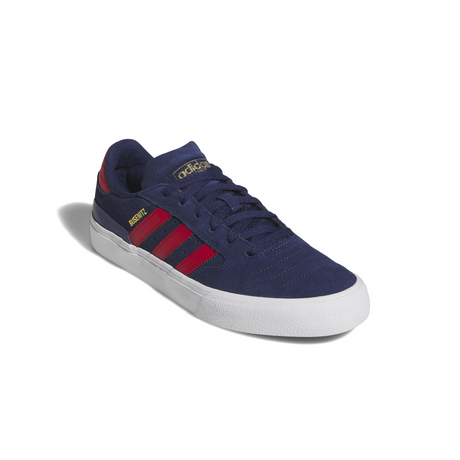 Adidas Skateboarding Busenitz Vulc II Shoes - Dark Blue / Better Scarlet / Gold Metallic