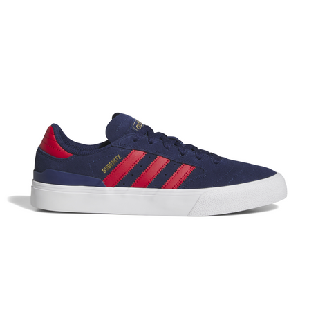 Adidas Skateboarding Busenitz Vulc II Shoes - Dark Blue / Better Scarlet / Gold Metallic