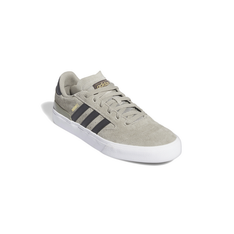 Adidas Skateboarding Busenitz Vulc II Shoes - Silver Pebble / Carbon / Gold Metallic