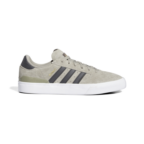 Adidas Skateboarding Busenitz Vulc II Shoes - Silver Pebble / Carbon / Gold Metallic