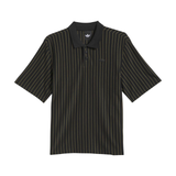 Adidas Skateboarding Classic Polo Shirt - Black / Olive Strata