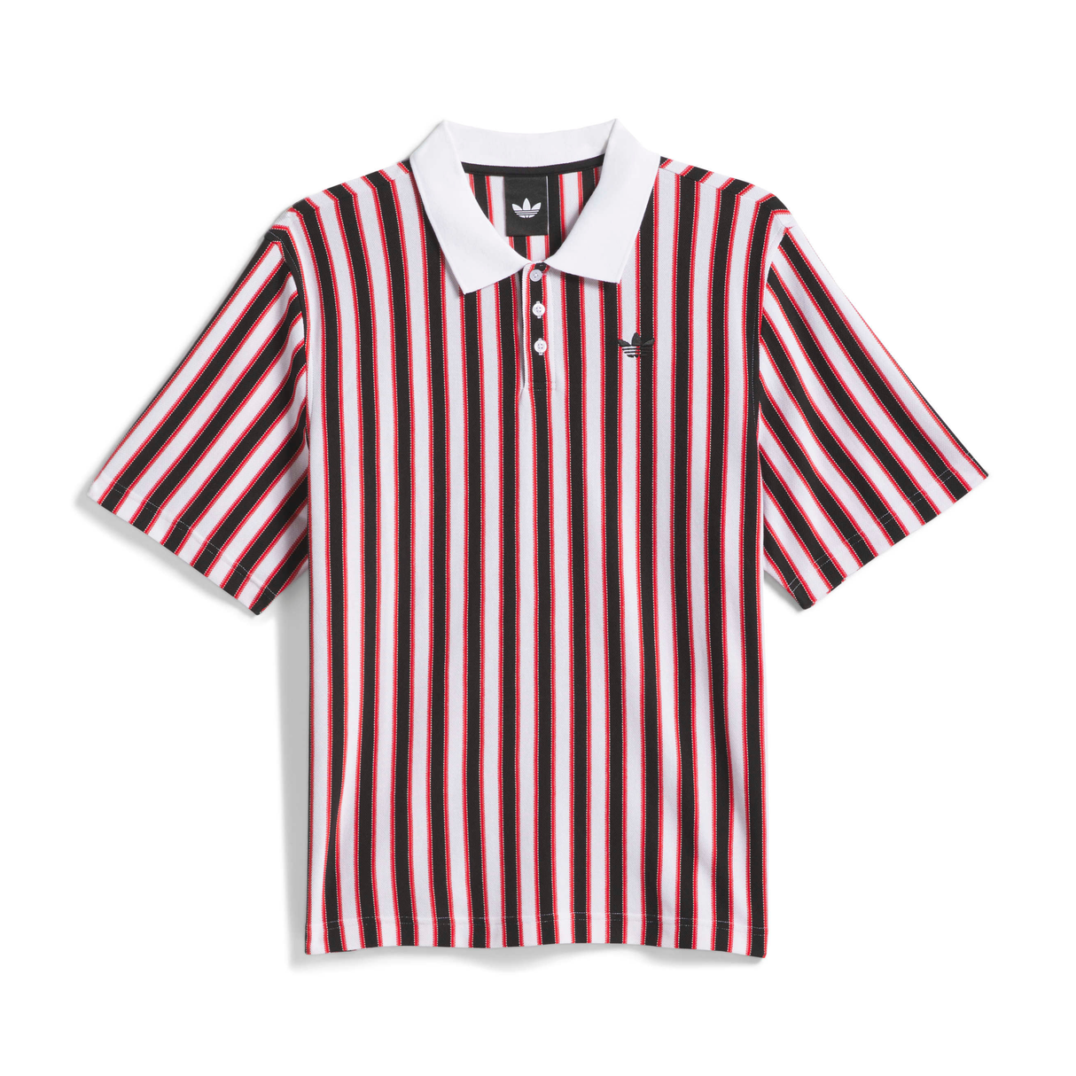 Adidas Skateboarding Classic Polo Shirt - White / Black / Maroon