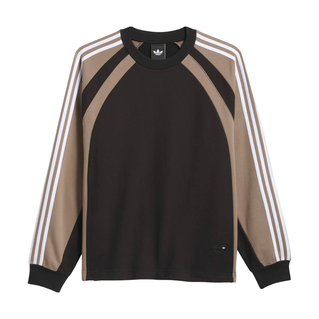 Adidas Skateboarding FS Crewneck Sweatshirt - Black / Black / Khaki Six