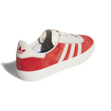 Adidas Skateboarding Gazelle ADV Shoes - Better Scarlet / Core White / Gold Metallic