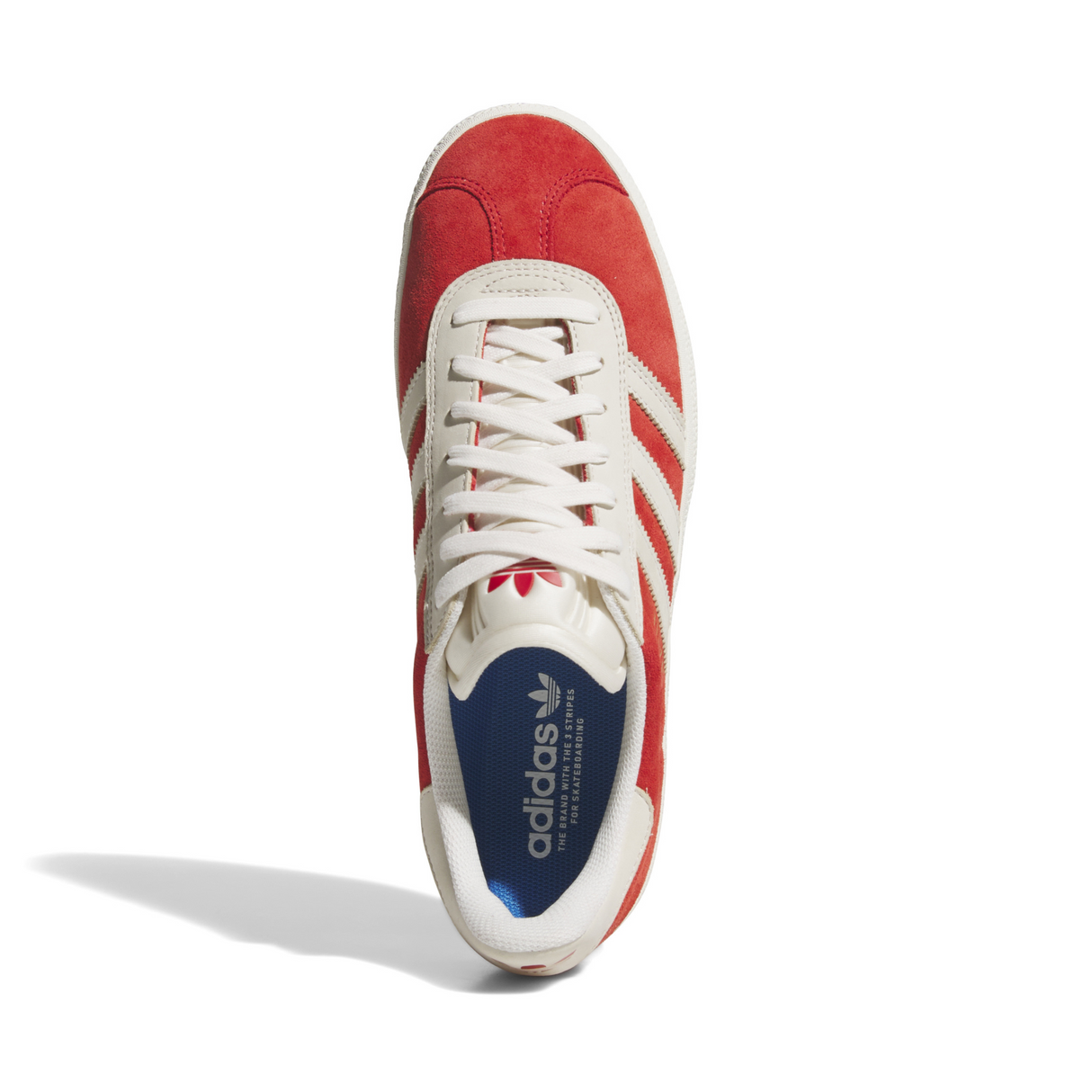 Adidas Skateboarding Gazelle ADV Shoes - Better Scarlet / Core White / Gold Metallic