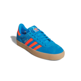 Adidas Skateboarding Gazelle ADV Shoes - Bright Blue / Solar Red / Gum4 (KJ0271)