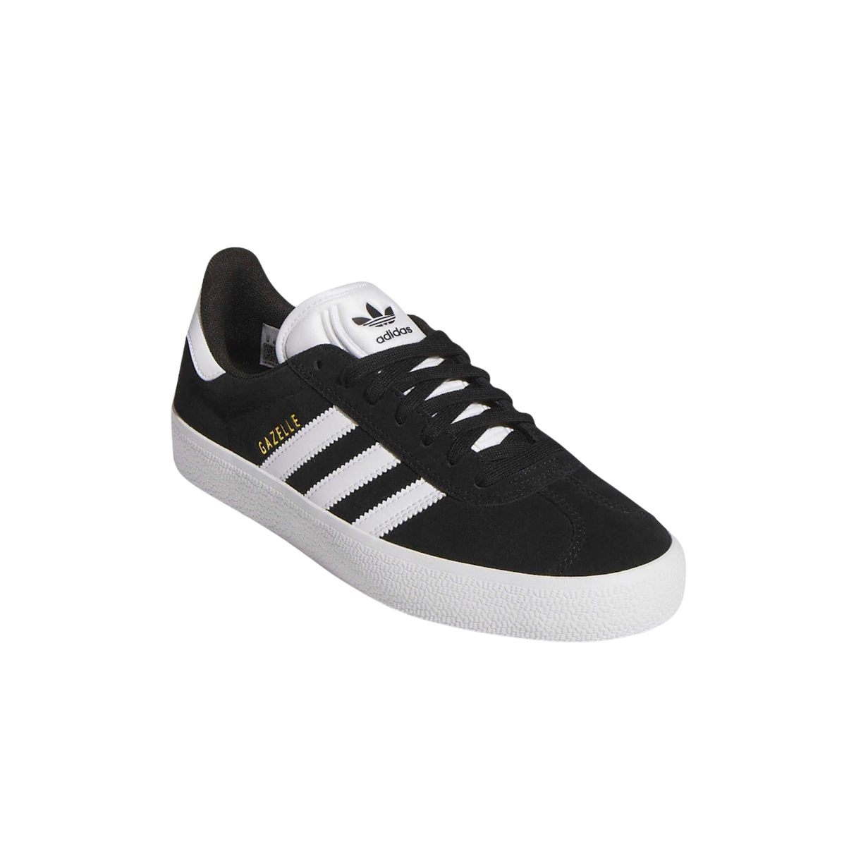 Adidas Skateboarding Gazelle ADV Shoes - Core Black / Footwear White / Gold Metallic (KI3208)
