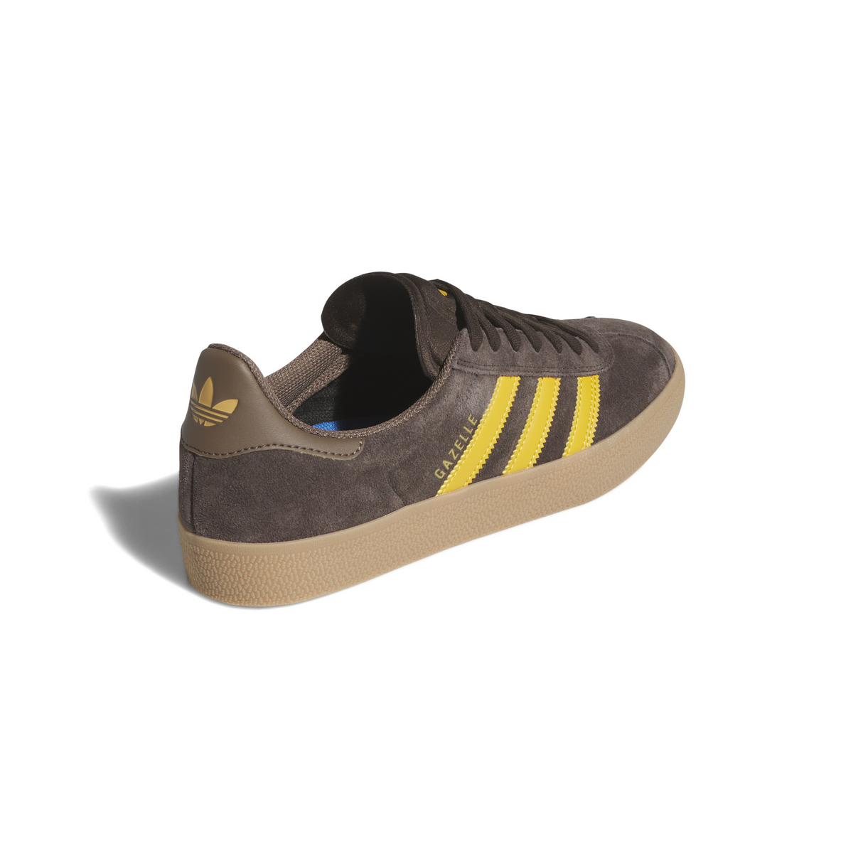 Adidas Skateboarding Gazelle ADV Shoes - Dark Brown / Preloved Yellow / Earth Strata