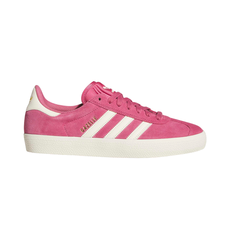 Adidas Skateboarding Gazelle ADV Shoes - Dual Magenta / Cream White / Gold Metallic (KJ0272)