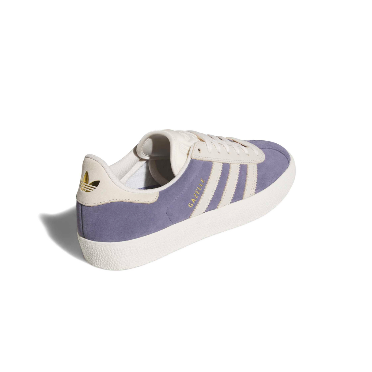 Adidas Skateboarding Gazelle ADV Shoes - Super Purple / Chalk White / Gold Metallic (HQ7546)