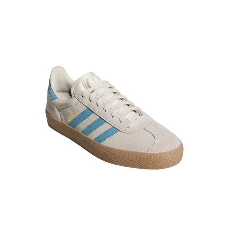 Adidas Skateboarding Gazelle ADV Shoes - Wonder White / Preloved Blue / Gum4 (JP8518)