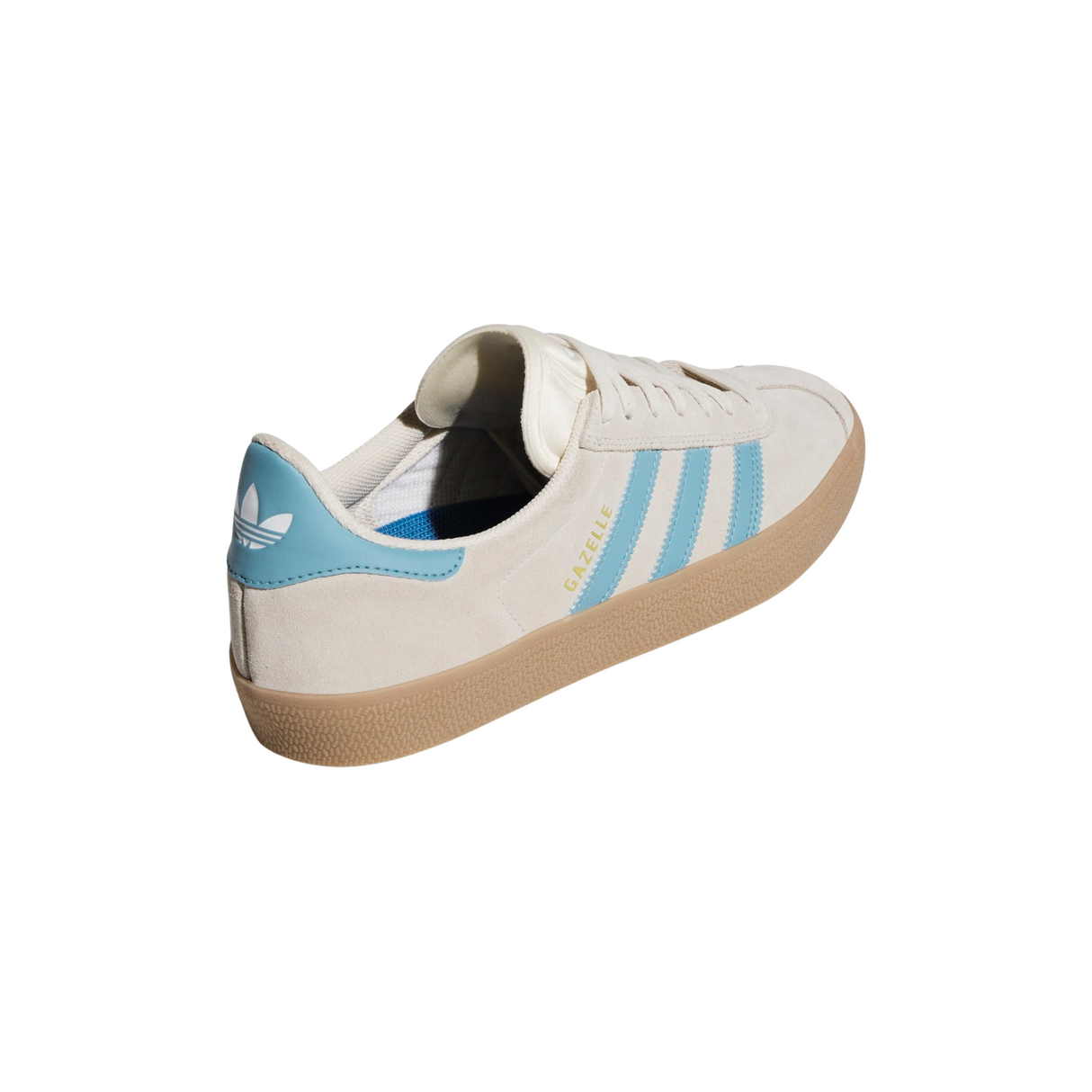 Adidas Skateboarding Gazelle ADV Shoes - Wonder White / Preloved Blue / Gum4 (JP8518)
